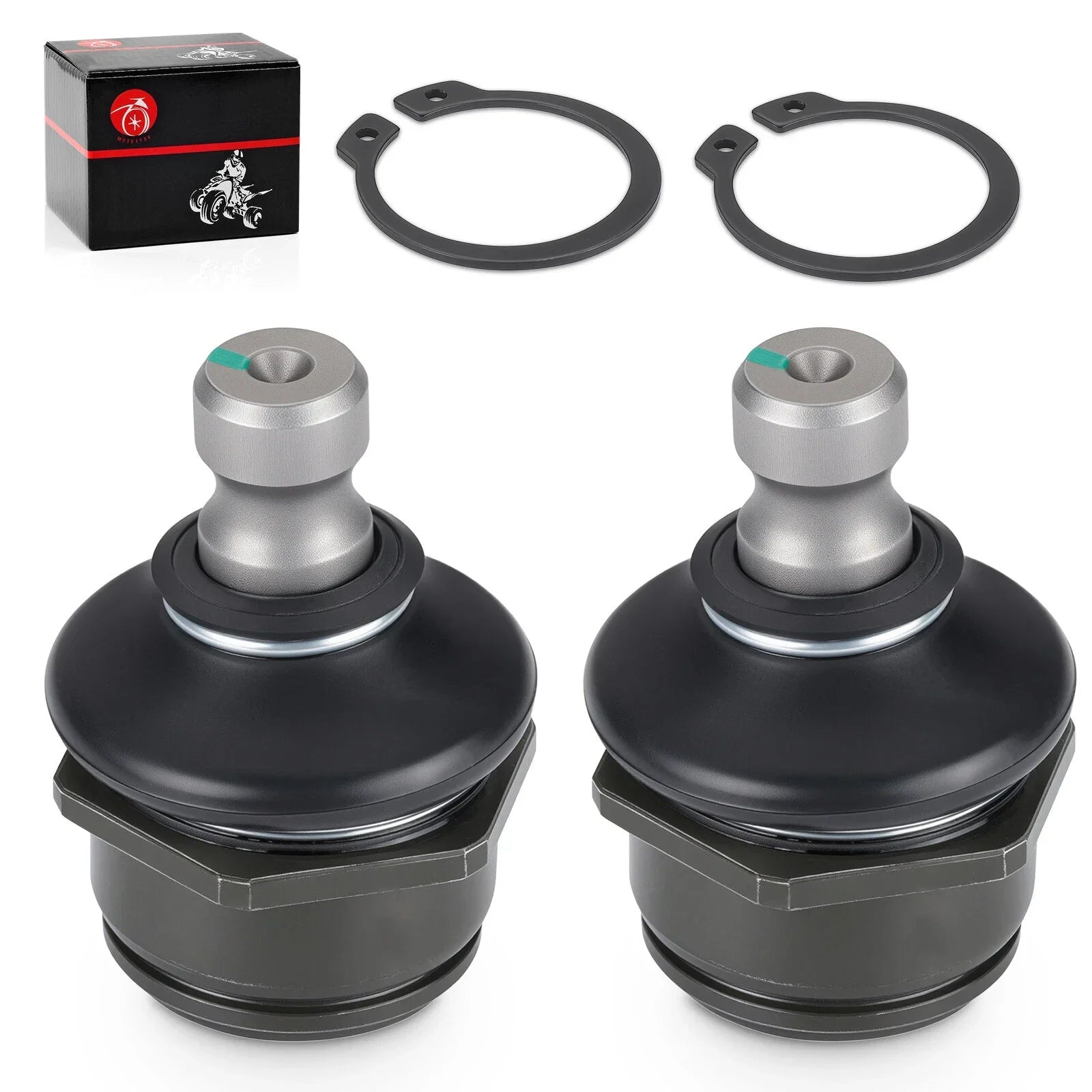 2 x Front Lower A Arm Ball Joint Set for Kawasaki Prairie (1999–2006)