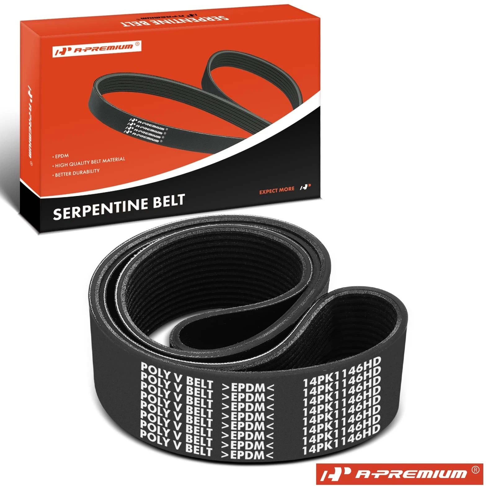 Heavy Duty Serpentine Belt for Ford L Series (1992–1995)