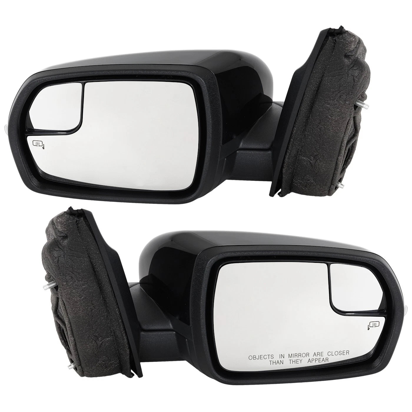Power Heated Side Mirrors for Ford Edge (2015–2018) Left Right Paintable