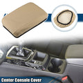 Center Console Armrest Cover for Ford Focus (2015–2018) Neoprene Brown
