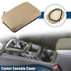 Center Console Armrest Cover for Ford Focus (2015–2018) Neoprene Brown
