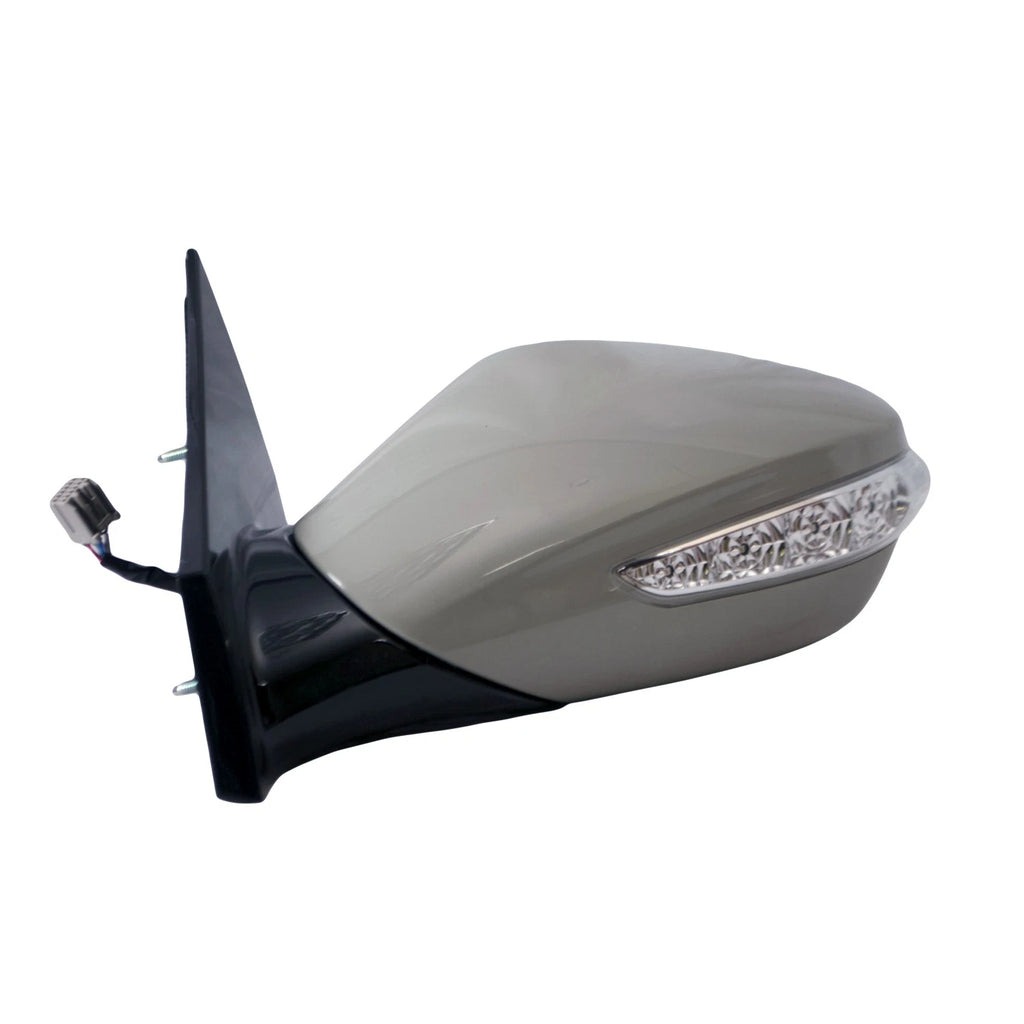 Replacement Ready to Paint Driver Side Door Mirror w/Signal Lamp