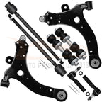 Set of 8 Control Arms and Tie Rods for Chevy Impala/Monte Carlo 