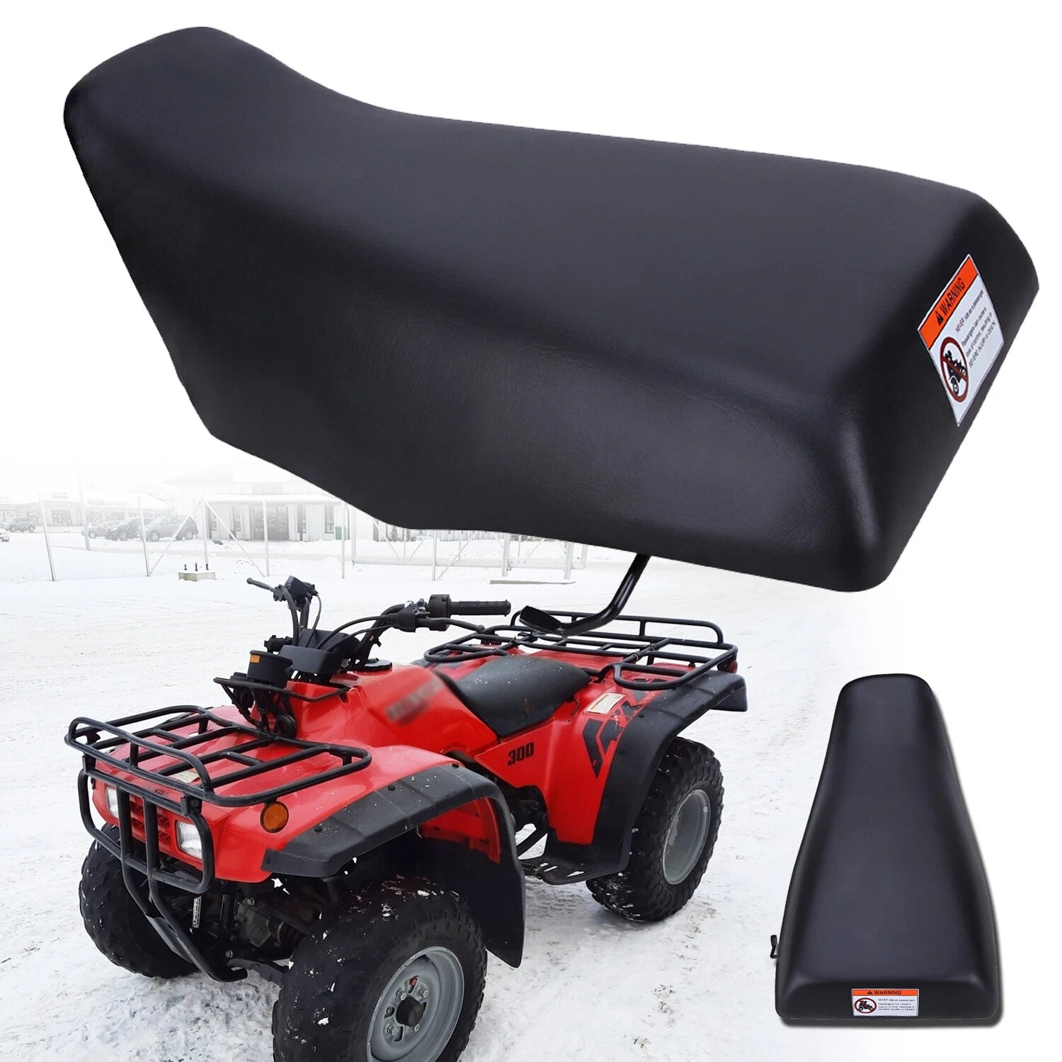 Complete Black Seat for Honda TRX 300 TRX300 FW (1988–2000) ATV