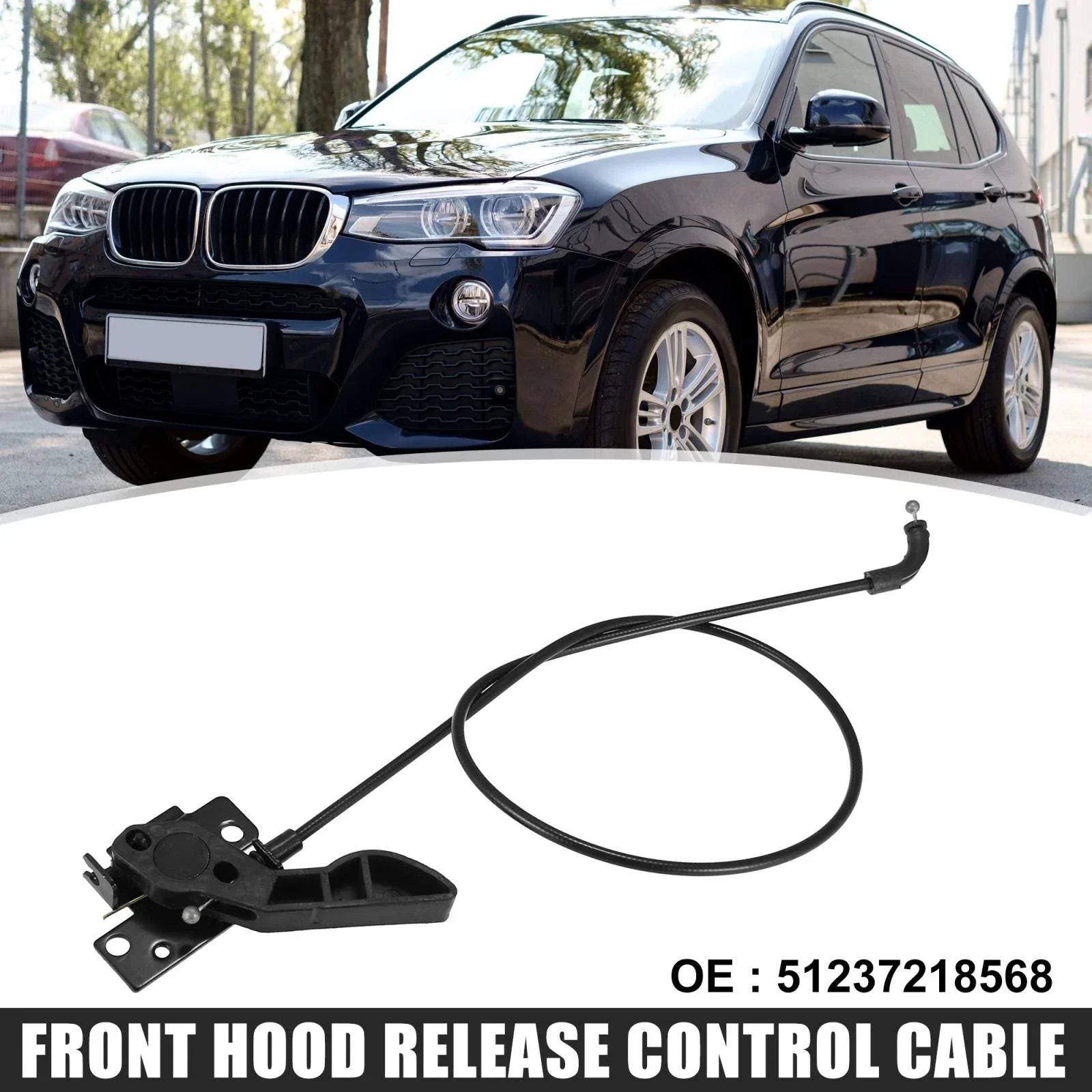 Engine Front Hood Release Cable for BMW X3 (2011-2017)