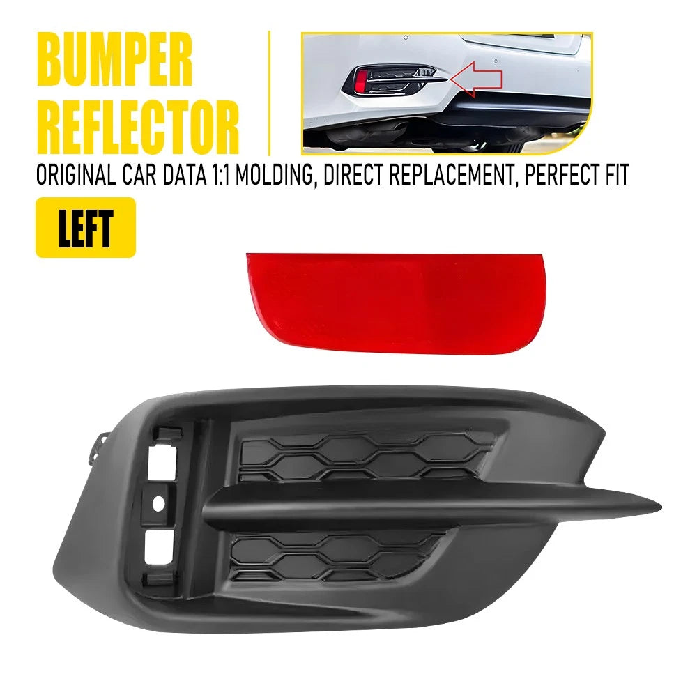 Rear Bumper Reflector Light Left for Honda Civic 10th Gen (2016–2021)