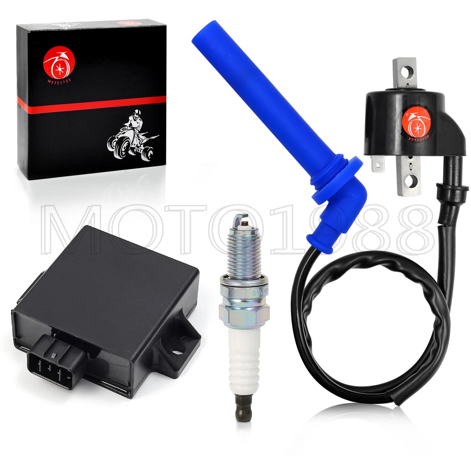 Ignition Coil Spark Plug CDI for Polaris Predator 500 (2003–2004) 3088052 3088053