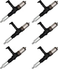 6X Fuel Injector 095000-0562 for Komatsu SA60140 Engine (PC600-7, PC650-7, PC600-8)