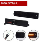 2X Smoked Lens Amber LED Front Side Marker Lights for Pontiac Sunfire (2000–2005)