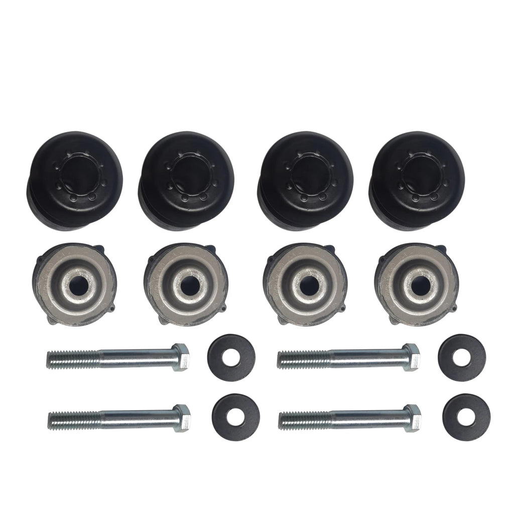 Set of 4 Body Mounts for Jeep Wrangler TJ (1987–2006)