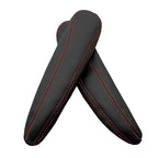 Seat Armrest Cover for Chrysler Pacifica (2017–2020) Red Stitch PVC Leather