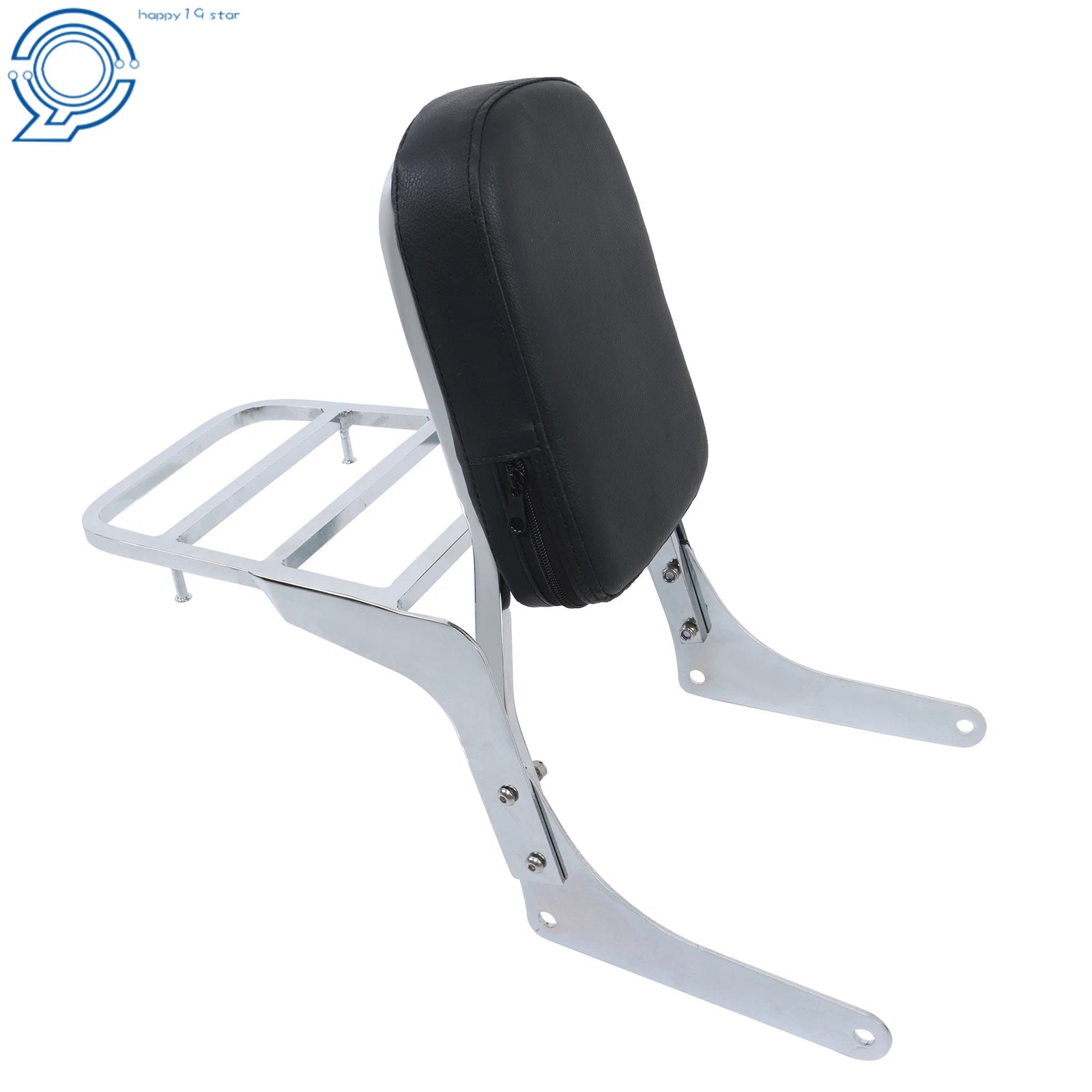 Passenger Backrest Sissy Bar with Luggage Rack for Honda Rebel 250 (1985–2016)