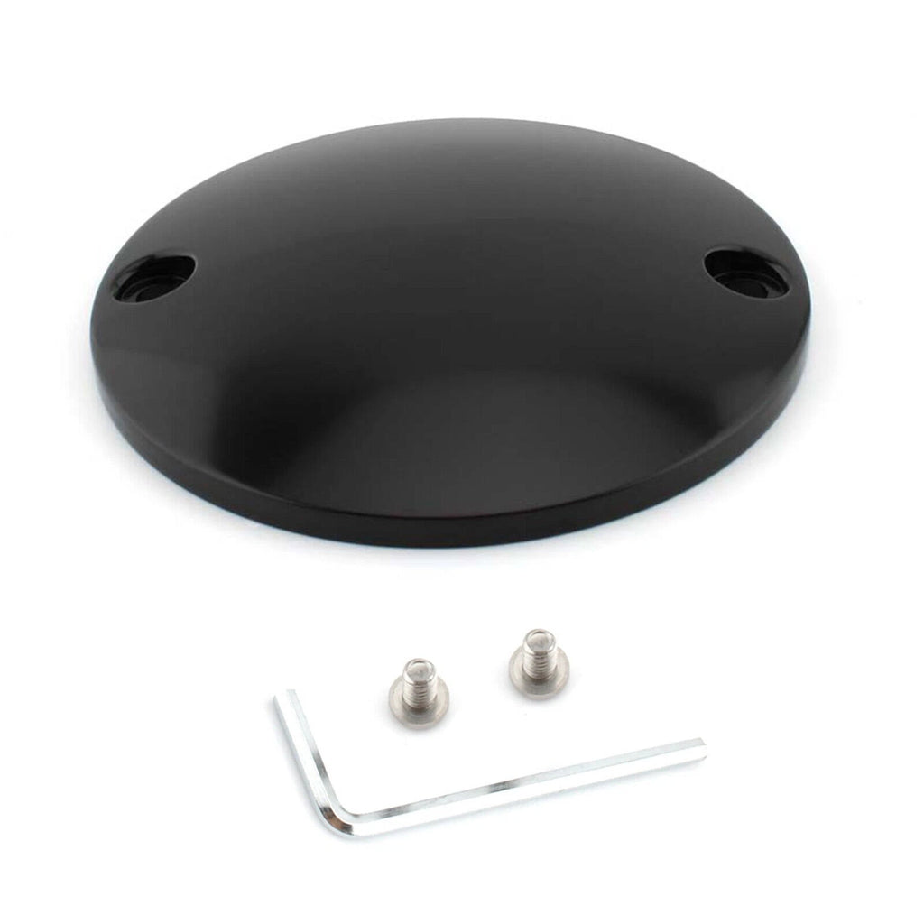 Timing Ignition Timer Cover for Harley XL 883 1200 Dyna FXST (Black)