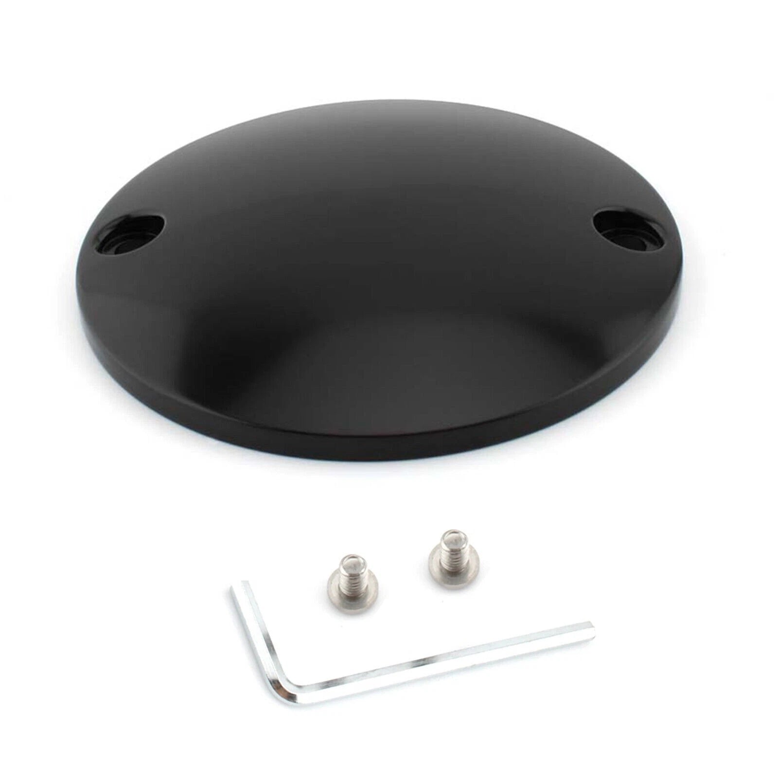 Timing Ignition Timer Cover for Harley XL 883 1200 Dyna FXST (Black)