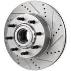 Disc Brake & Pad Kit for F-250 Super Duty (2013–2017) Cross-drilled RWD