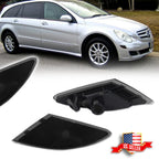 2X Smoked Lens Front Bumper Side Marker Lights for Benz W251 R-Class (2006–2010)