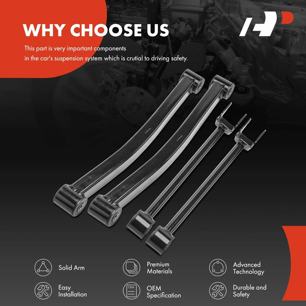 Set of 4 Control Arms for Jeep Wrangler JK (2007–2018)