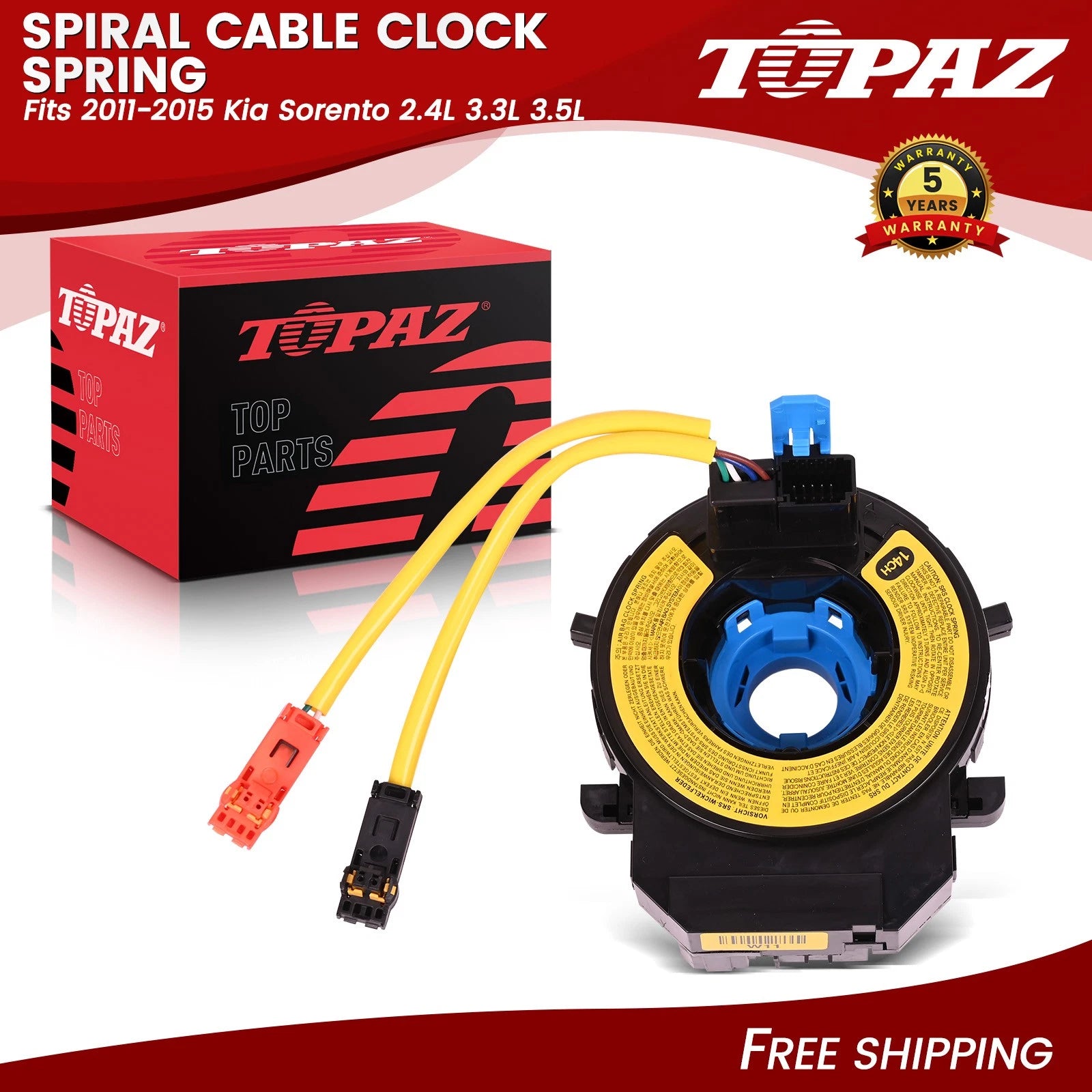 Clock Spring Spiral Cable for Kia Sorento (2011–2015)