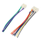 Set of 2 Car CD Player Wiring Harness Radio Adapters for Toyota (1987–up)
