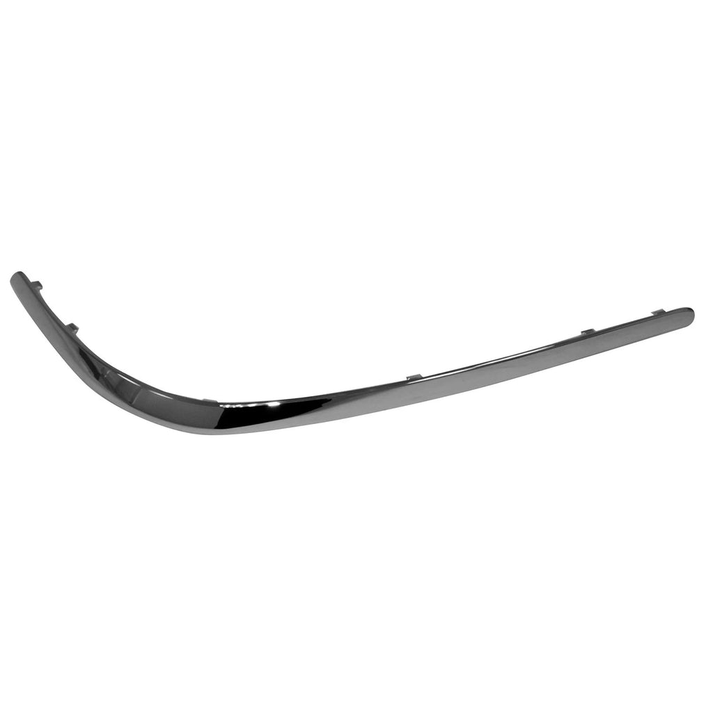 Replacement Chrome ABS Plastic Rear Passenger Side Bumper Cover Molding