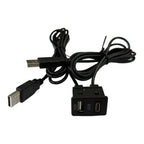 USB Flush Mount Socket Panel for Navigation (150cm Cable Length)