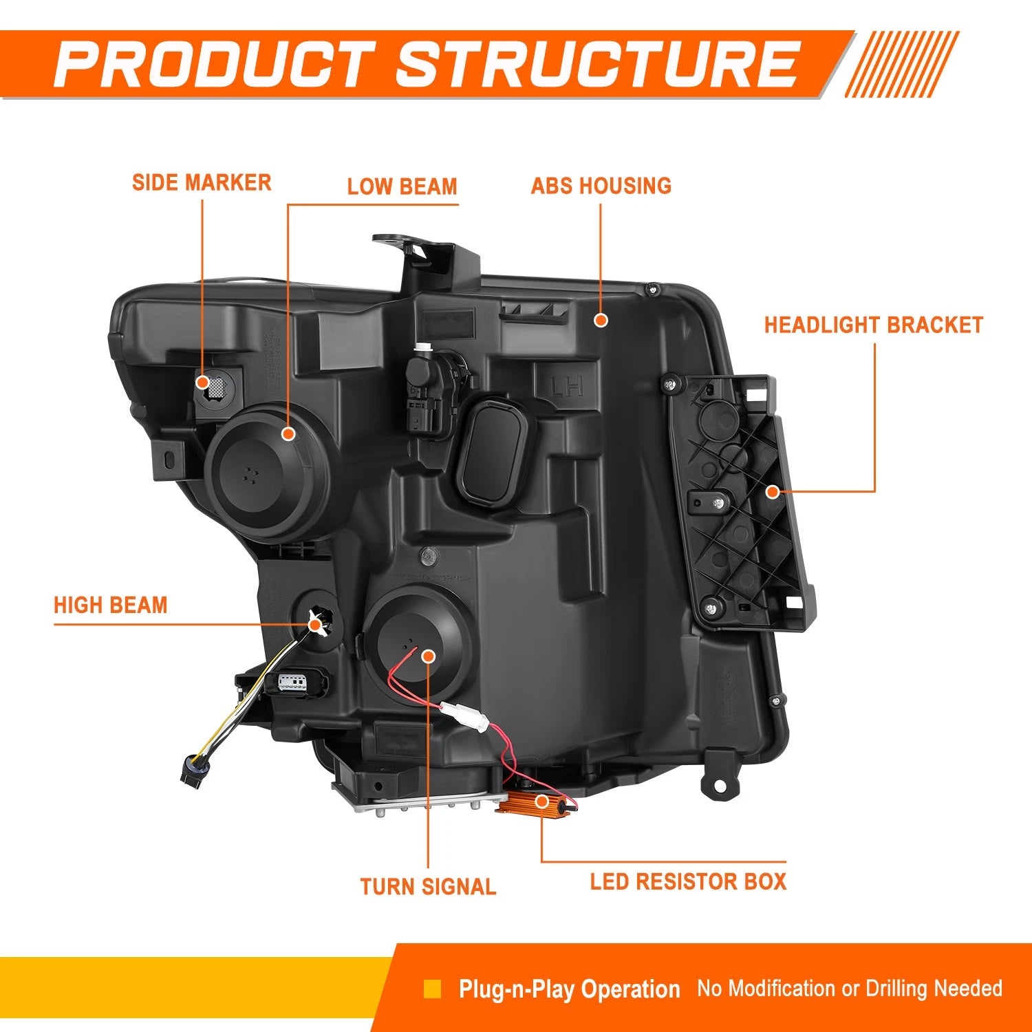 Coolant Reservoir Overflow Bottle Set for Toyota Camry (2005–2006)