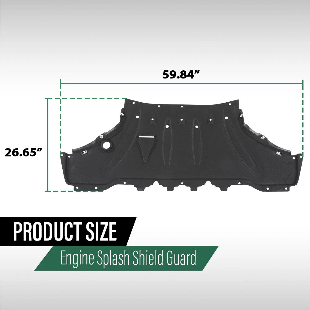 Front Engine Splash Shield for Audi A8 Quattro S8 (2009–2013)