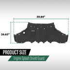 Front Engine Splash Shield for Audi A8 Quattro S8 (2009–2013)