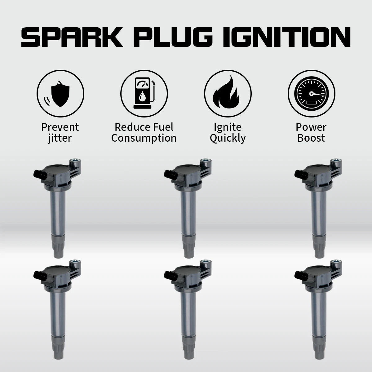6X Ignition Coils for Toyota Highlander Solara Lexus RX330 ES330 RX400h UF506