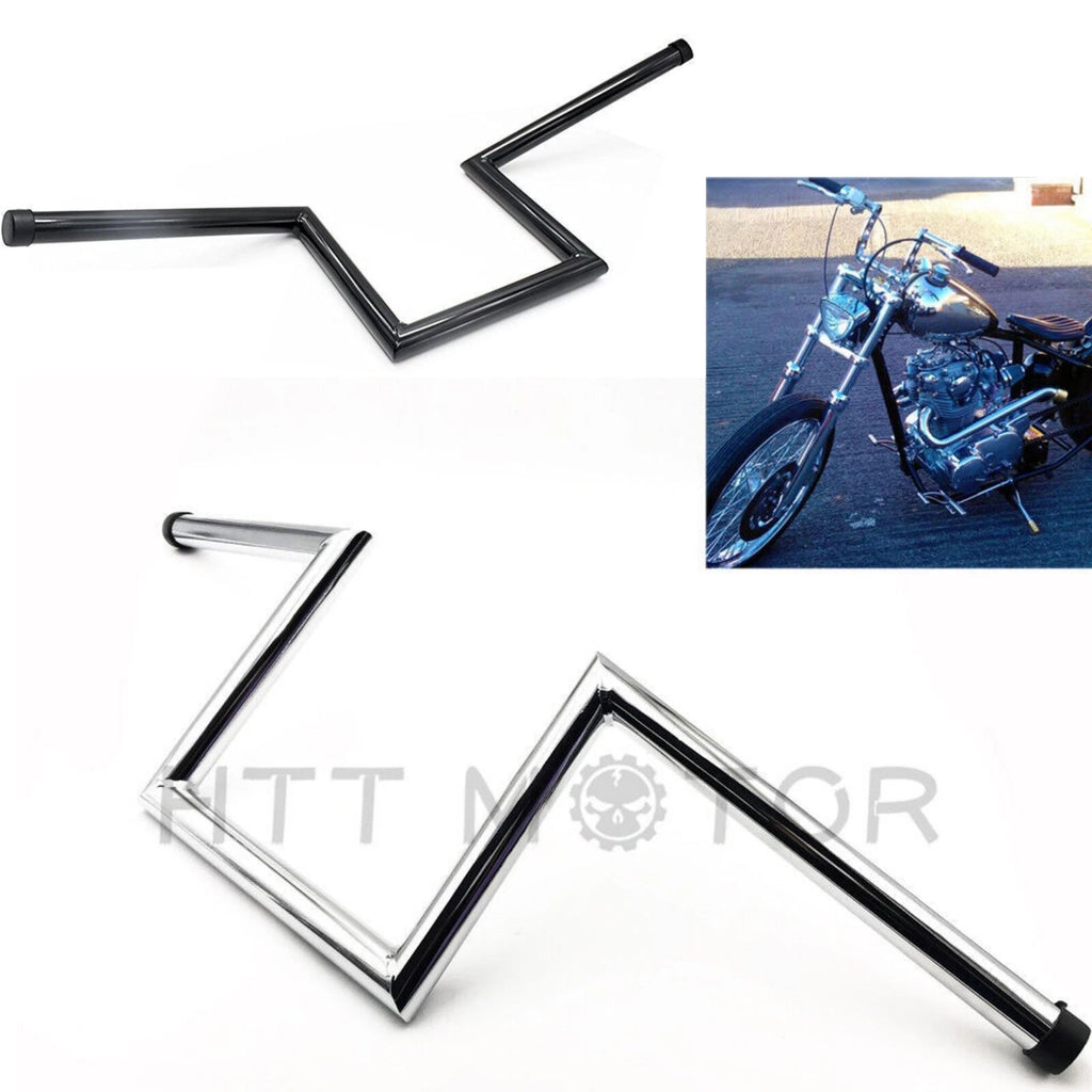 Z-Bar 1" Handlebar for Harley Davidson Sportster Dyna Bobber FL FX XL (1974–1981)