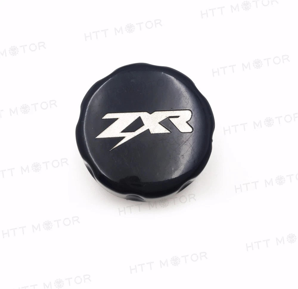 Black Brake Fluid Reservoir Cap Cover for Kawasaki ZX10R (2004–2008) / ZX12R (2000–2005)