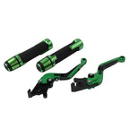 Green Extendable Brake Clutch Levers for Honda CBR125R CBR150R (2004-2023)