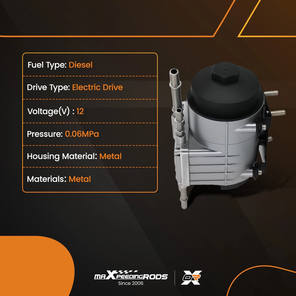 Diesel Fuel Pump & Filter for Ford F-350 F-450 Super Duty (2008–2010)