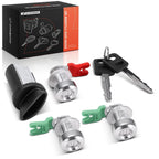 Set of 4 Door Lock Cylinders with 2 Keys for Ford F-150 F-250 F-350 (1997–2003)