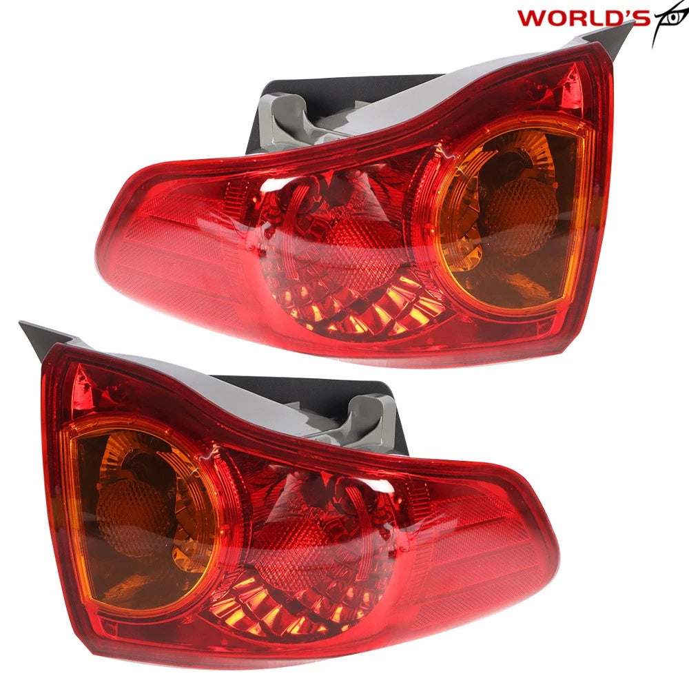 Set of 2 Outer Tail Lights + Fog Lights for Toyota Corolla (2009–2010)