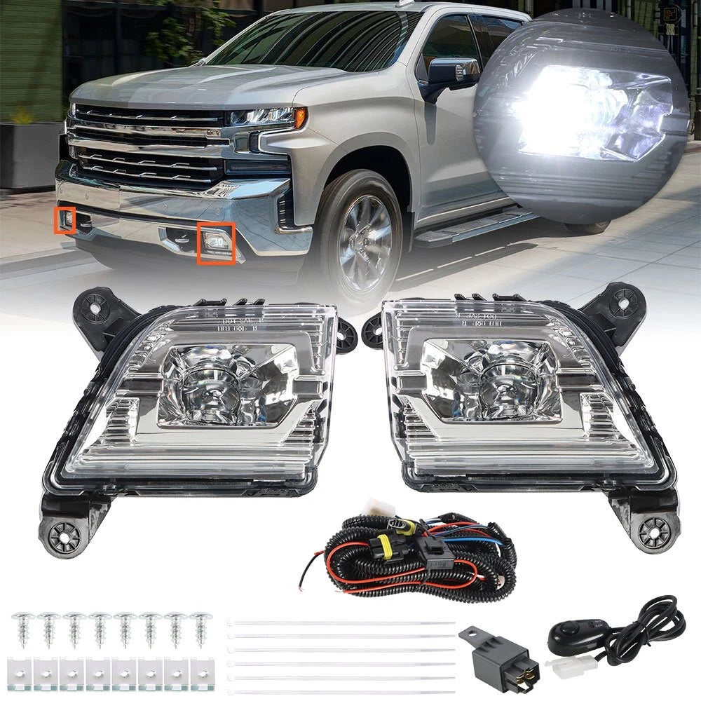 Fog Lights for Chevy Silverado 1500 LT RST (2019-2020)