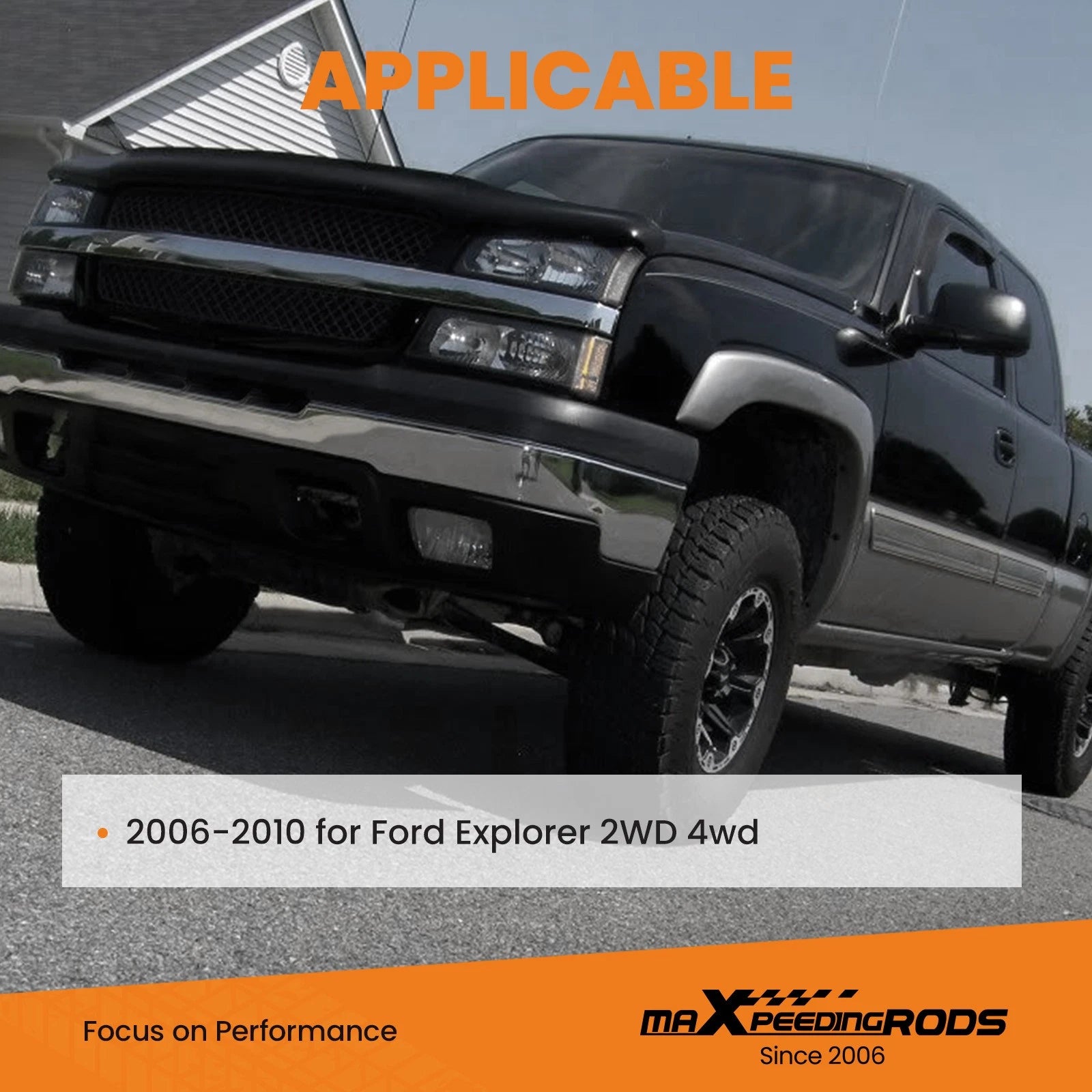 3'' Front 2'' Rear Leveling Lift Kit for Ford Explorer (2006-2010)