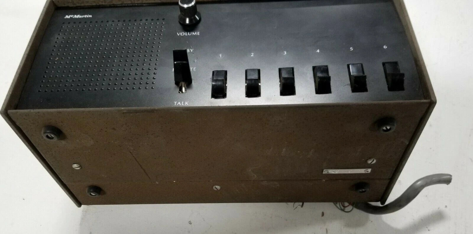 6 Channel Intercom for Vintage McMartin (Untested)