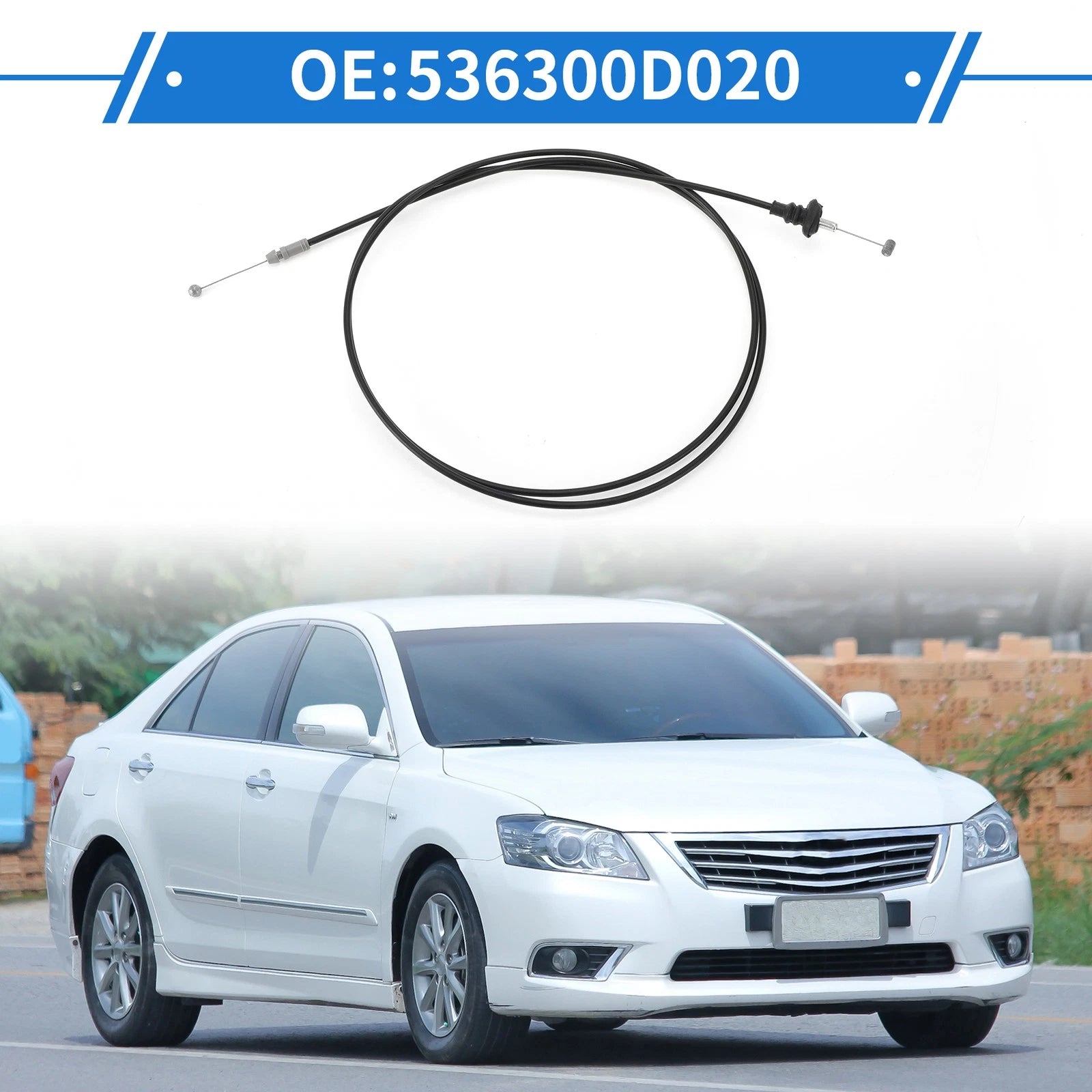 Hood Release Cable No. 536300D020 for Toyota Camry (2002)