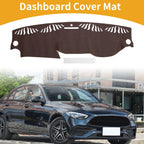 Dashboard Cover Mat for Mercedes-Benz C-Class 2011-2013 Brown