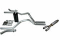 2.5" Dual Exhaust Kit for Dodge Ram 1500 (2019–2025) - Glasspack, Corner Exit, Black Tips