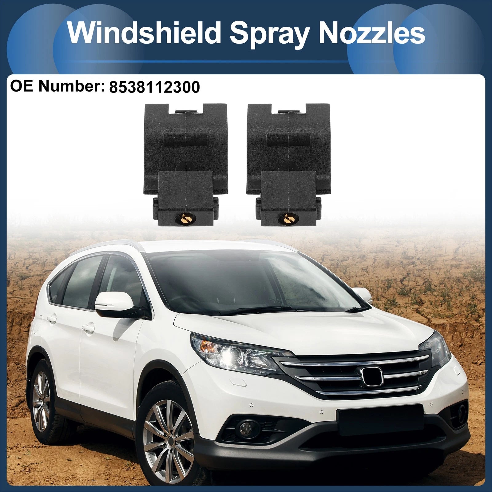 Windshield Washer Nozzle Set for Toyota Camry (2007) No. 85381-12300