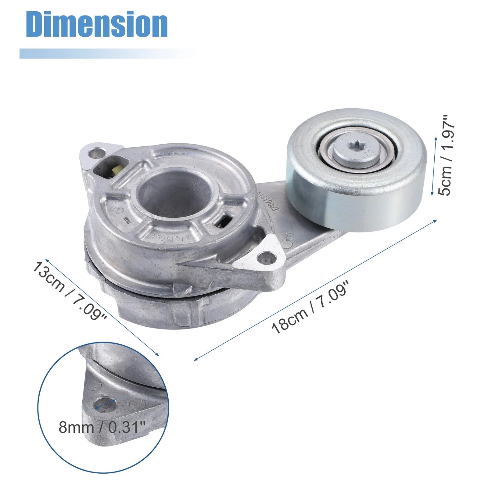 Engine Belt Tensioner Pulley for Honda Fit (2009–2013) 31170-RB0-J01