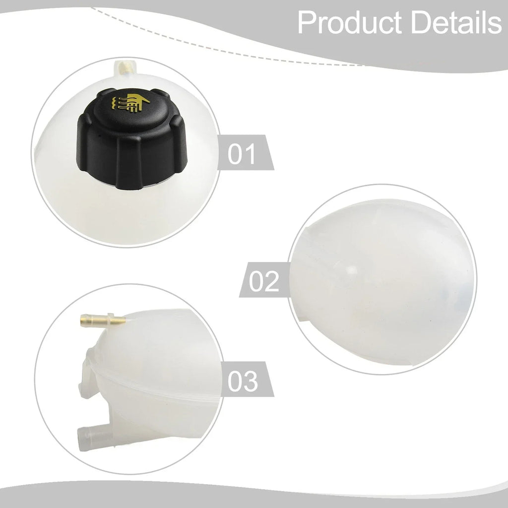 OEM Coolant Expansion Tank and Cap Assembly for Renault Clio