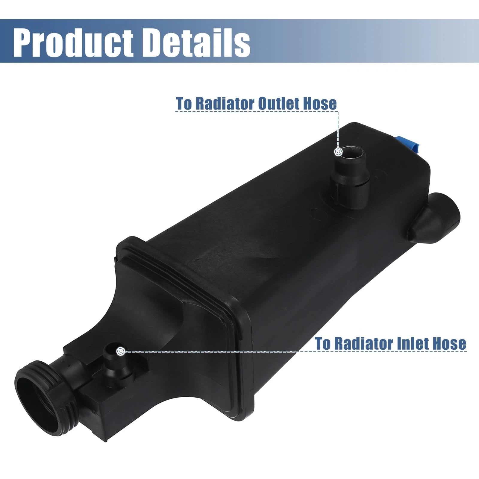 Coolant Radiator Reservoir Tank with Sensor 17117573781 for BMW X3 (2004–2008)