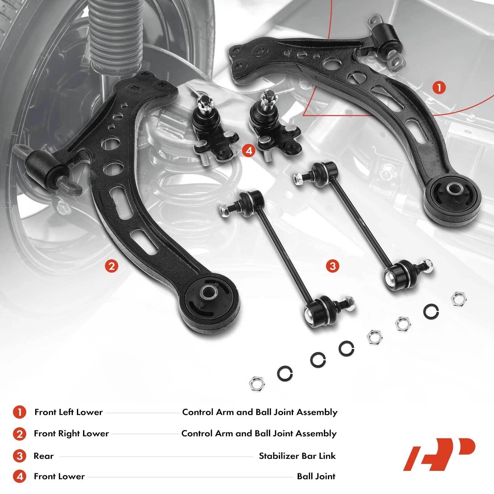 Front Lower Control Arm Sway Bar Link for Toyota Camry (1992-1996)