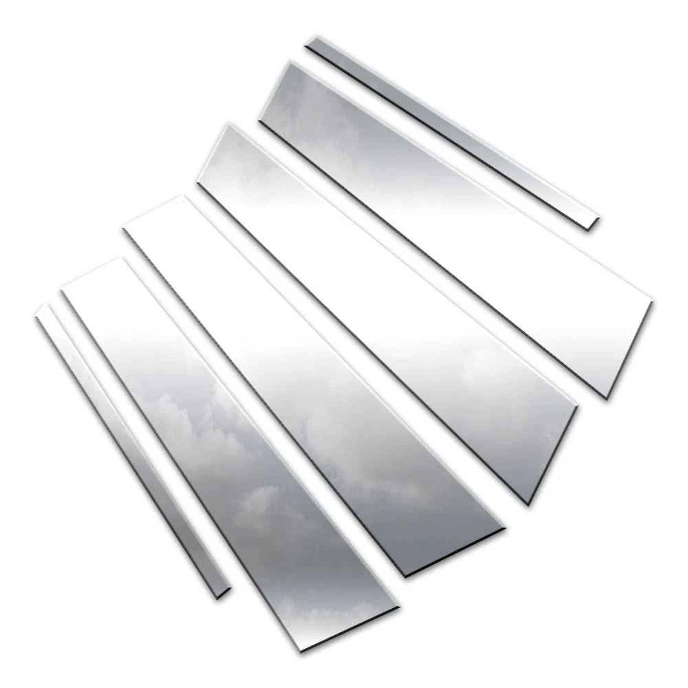 6pc. Luxury FX Polished Pillar Post Trim for 2020-2022 Cadillac CT5 Sedan