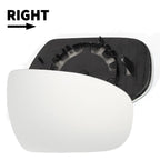 Right Side White Mirror Glass for Hyundai i20 (2014–2020)
