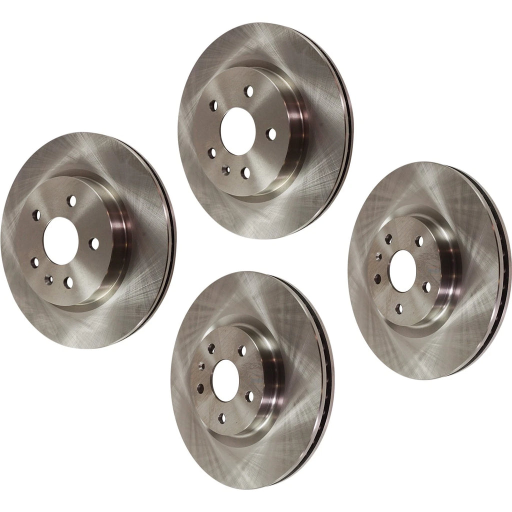 Set of 4 Brake Disc Rotors for Cadillac XTS, Buick Regal (2014–2017)