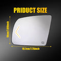 Left Side Mirror Glass for Toyota Tundra (2007–2020) / Sequoia (2008–2017)
